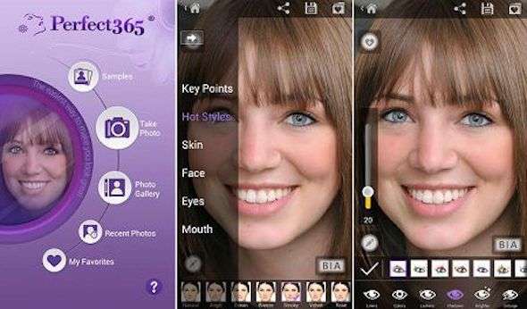 Perfect365 aplikasi edit foto instagram terbaik