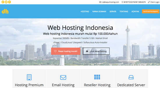 kitchenhosting best cheap hosting indonesia