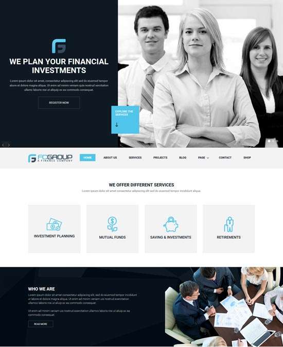 Business WordPress theme