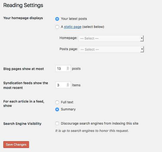 Reading WordPress configuration