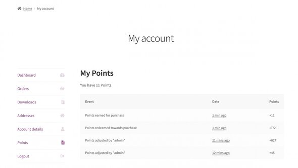 points rewards customer mypoints