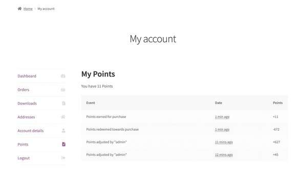 points rewards customer mypoints