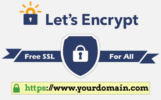 Let's encrypt the free SSL certificate