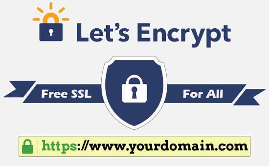 Let's encrypt the free SSL certificate