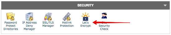 Let's Encrypt cPanel