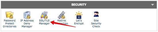 SSL TLS Option Install SSL Certificate