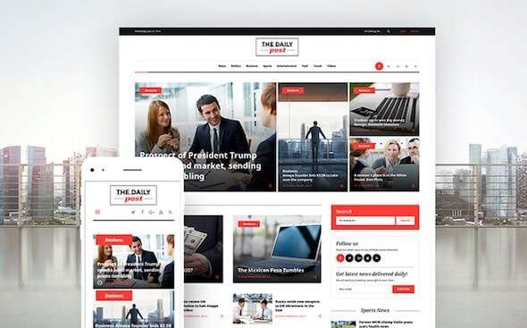 News and Magazines WordPress theme 5