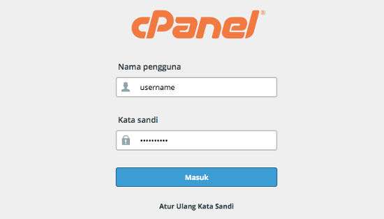 Login cPanel