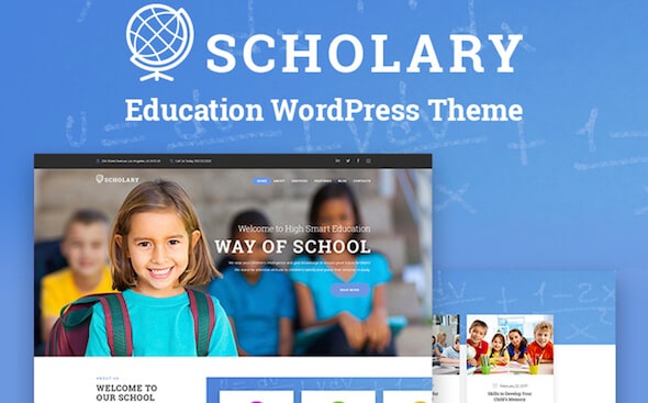 School scholary WordPress theme