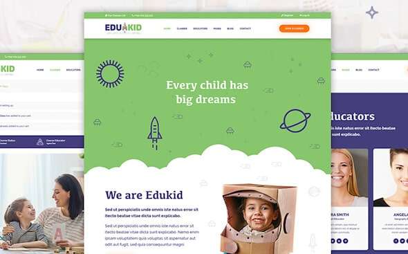 Educid school WordPress theme