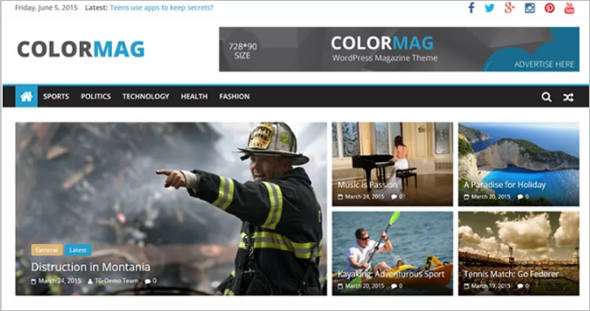 wp themes colormag pro