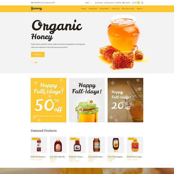 Food Gourmet WooCommerce Themes 5