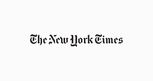 famous brand logo font of the new york times