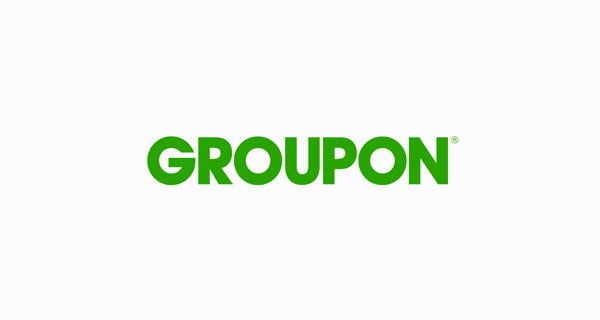 famous groupon brand logo font