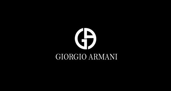 giorgio armani famous brand logo font