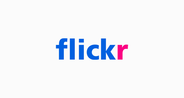 flickr famous brand logo font