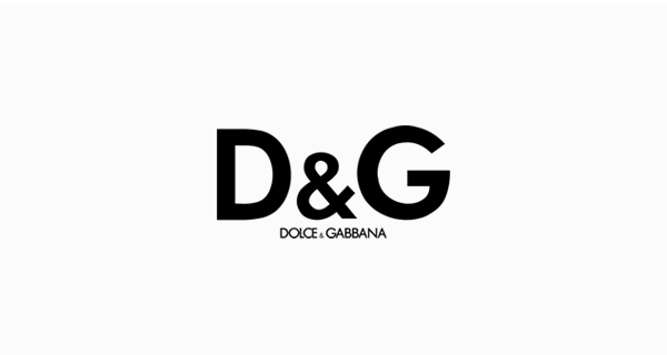 famous brand logo font d and g