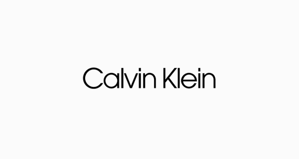 famous brand logo font calvin klein