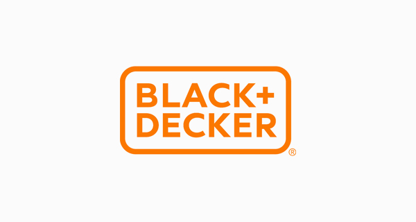 famous black decker brand logo font