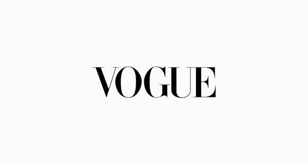famous vogue brand logo fonts
