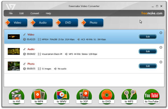 Free Video Editing Software Freemake converter