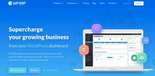 WP ERP WordPress business management solutions 1