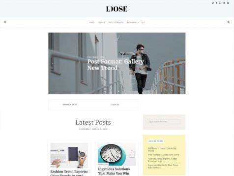 Loose Responsive Free WordPress Theme