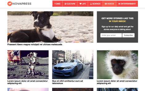 NovaPress Free WordPress Theme