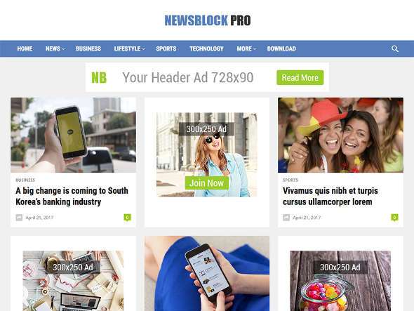 newsblock pro tema premium murah