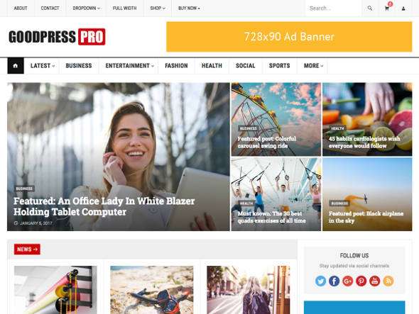 goodpress pro tema wordpress premium murah