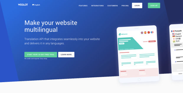 Weglot makes a multilingual WordPress website
