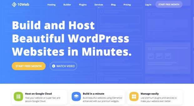 10web All in one WordPress Platform