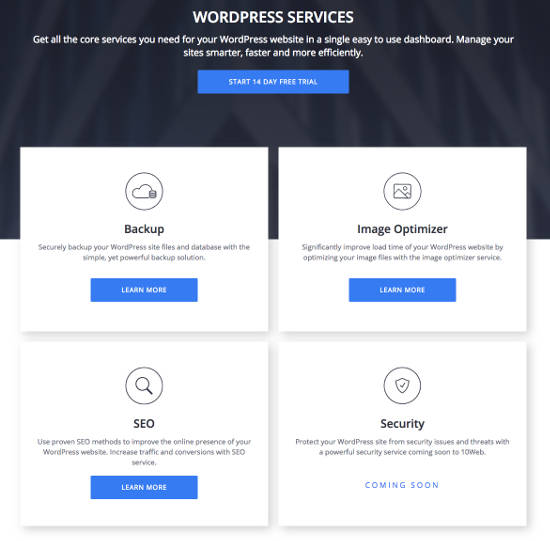 10web Premium WordPress Services