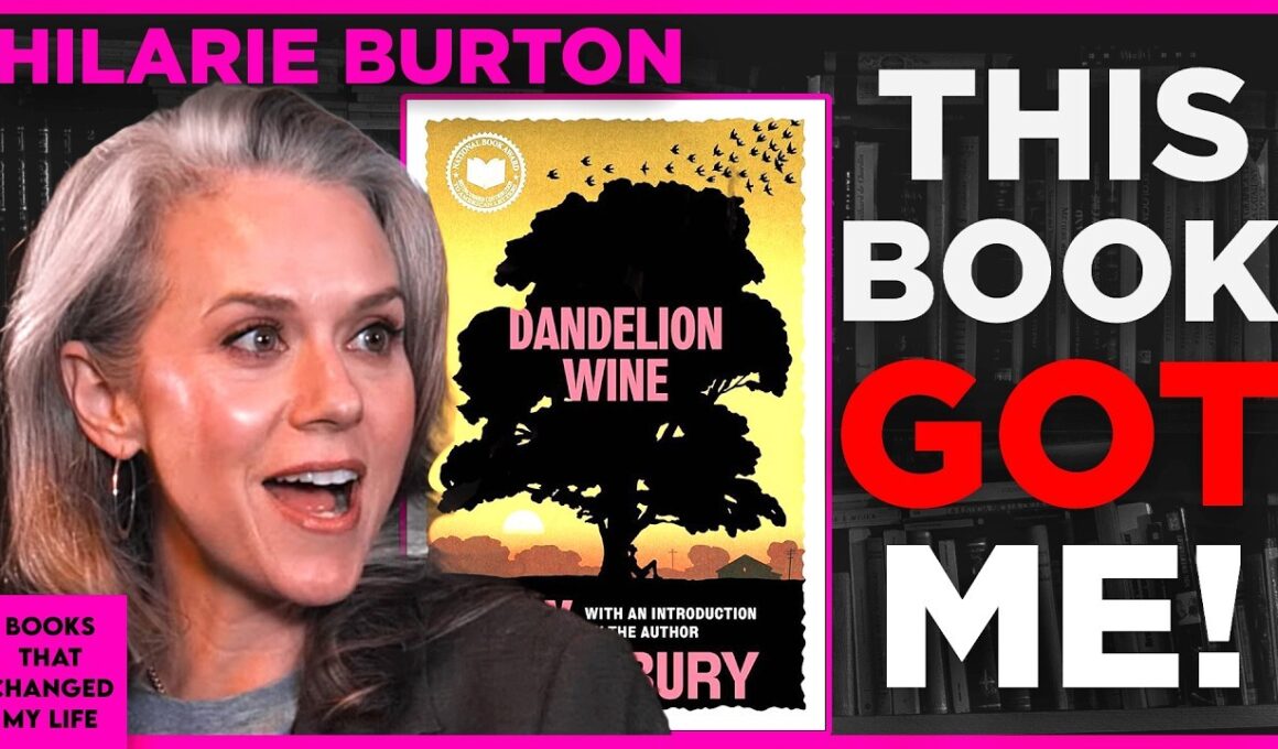 actress Hilarie Burton reflecting on nostalgia gratitude and the magic of everyday moments through Bradbury