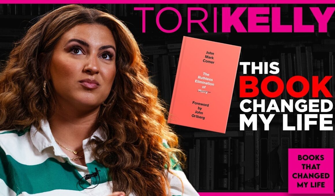 singer Tori Kelly reflecting on slowing down faith and motherhood through John Mark Comer's book