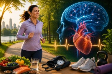 Midlife cardiovascular health habits supporting healthier brain aging
