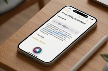 Apple Notes AI features for transcription, summaries, and smarter organization
